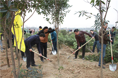 “播種綠色·點綴涇河” --基泰集團成功舉行2016年涇河新城植樹節(jié)活動