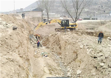 G307吳堡至綏德改建工程全面復工進入緊張施工階段